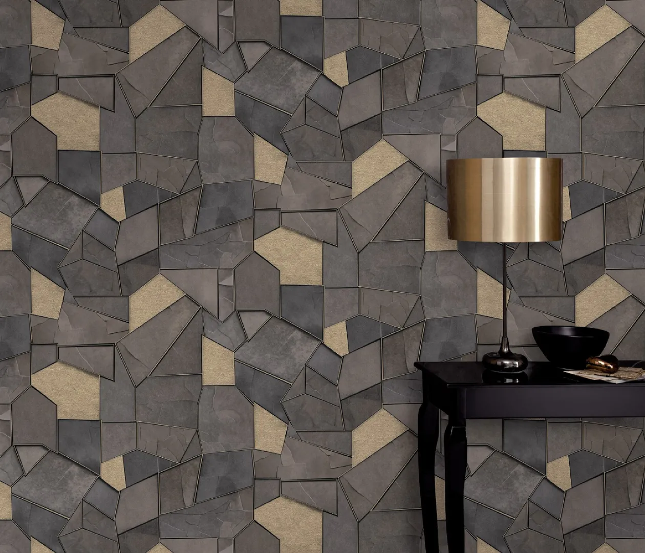 Chic e charm - Parato tridimensionale in varie colorazioni effetto materico