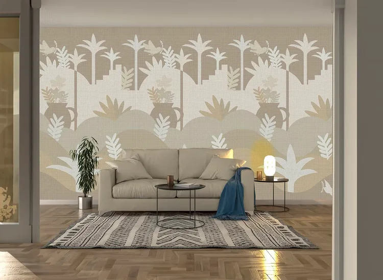 Wonderwall vol1 - Pannello in carta da parato paesaggio, dimensioni L188cm x H300cm ripetibile. Vari colori