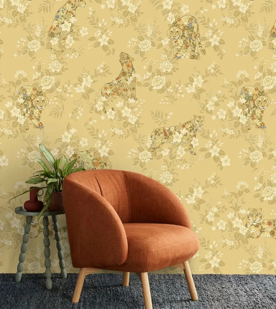 Enjoy - Pannello parato floreale dim. H2.80m x L1.50 tnt della  Eijffinger Studio Vougue in vari colori ripetibile