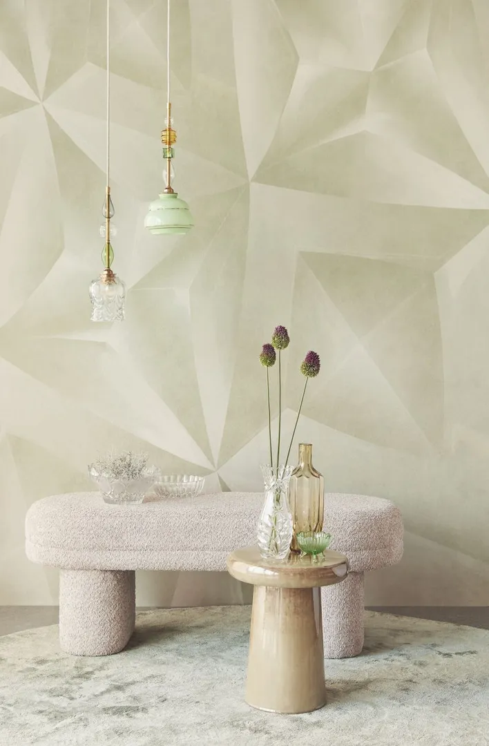 Luxury - Carta da parato Eijffinger geometrico altezza 2.80m x lunghezza 4m. Colori vari