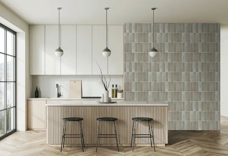 Feature Walls - Parati piastrelle sfumate ripetibili dimensione H2.80m x L1.59m