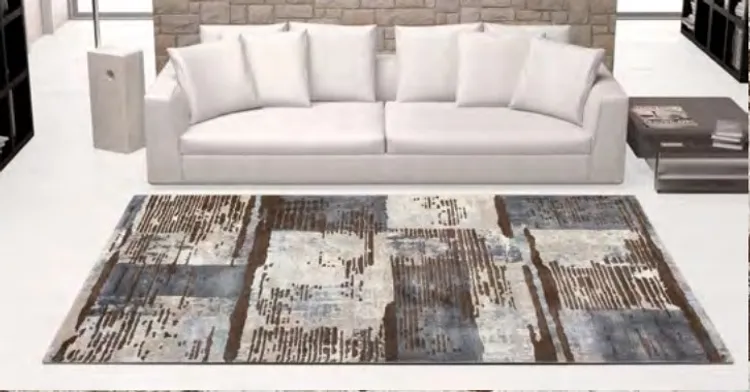 Tappeto Double collection disegno astratto 