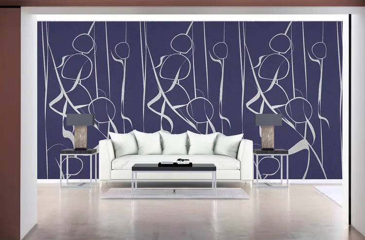 Wonderwall vol1 -  Pannello in carta da parato astratto, dimensioni L188cm x H300cm ripetibile