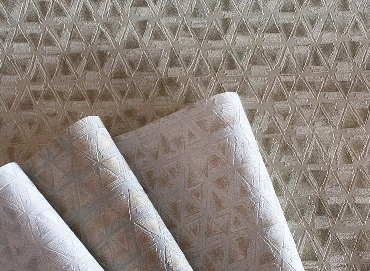 Academy - Parato geometrico in rilievo vari colori modello Klimt 