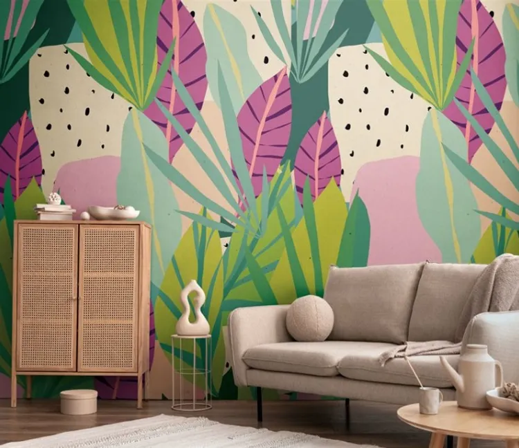 Pop Colours - Carta da parato pannelli lunghezza 1.59m x altezza H2.80m