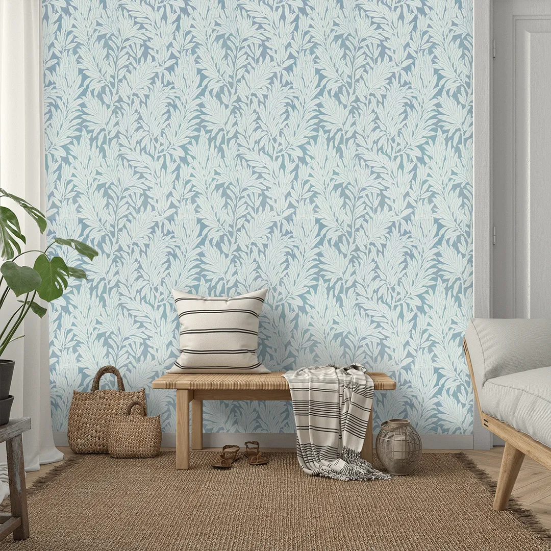 Decorative papers - Carta da parato floreale  varie colorazioni su tnt