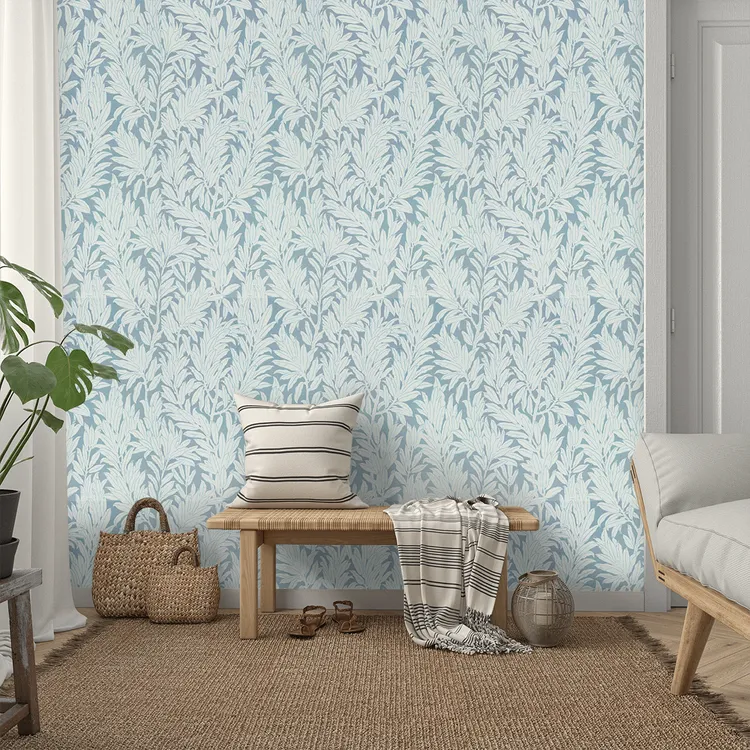 Decorative papers - Carta da parato floreale varie colorazioni su tnt