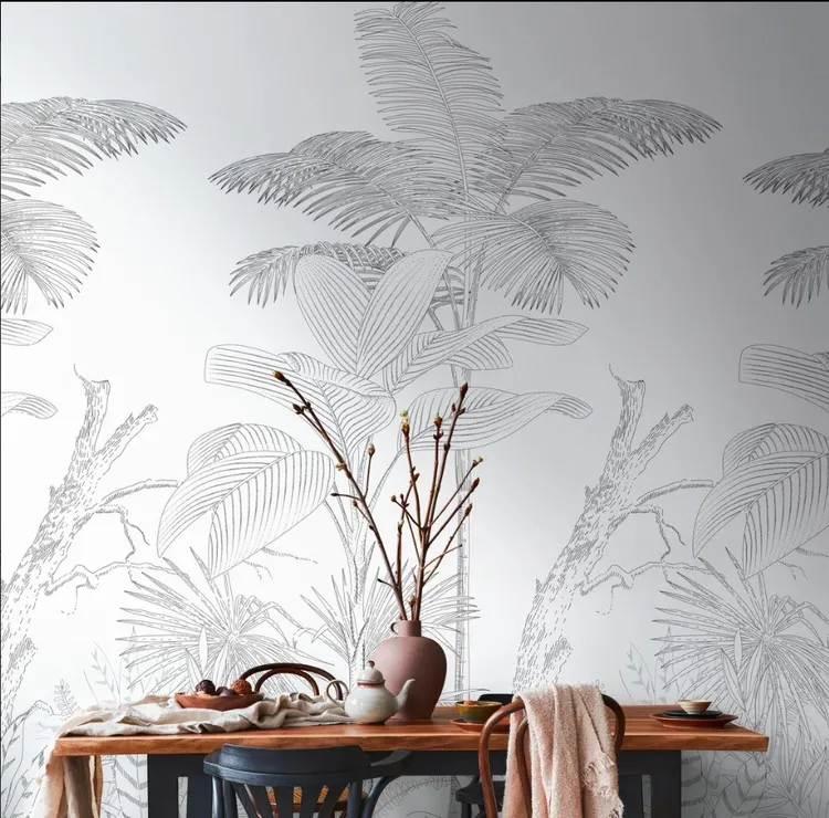 Country Charme - Parato tropicale dim. L1.59m x H2.80m ripetibile