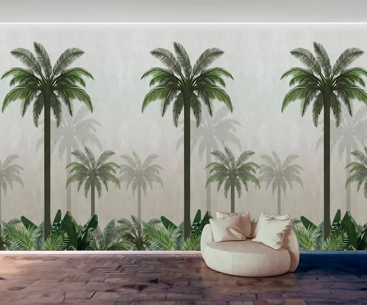 Wonderwall vol1 -  Pannello in carta da parato tropicale, dimensioni L188cm x H300cm ripetibile